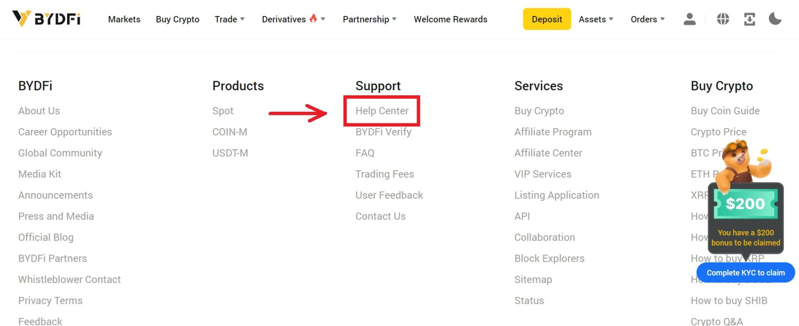 How to Contact BYDFi Support