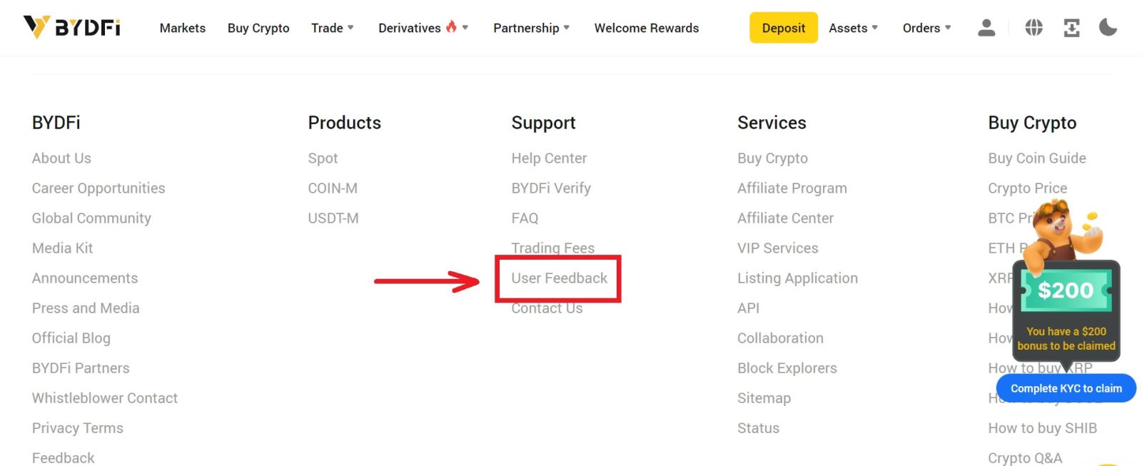How to Contact BYDFi Support