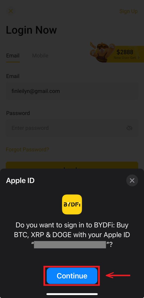 How to Login and Deposit on BYDFi