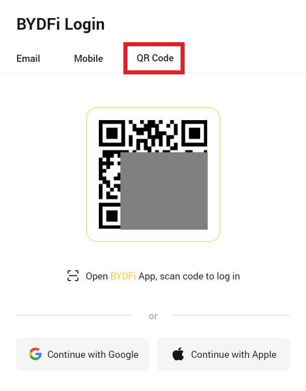How to Login and start Trading Crypto on BYDFi