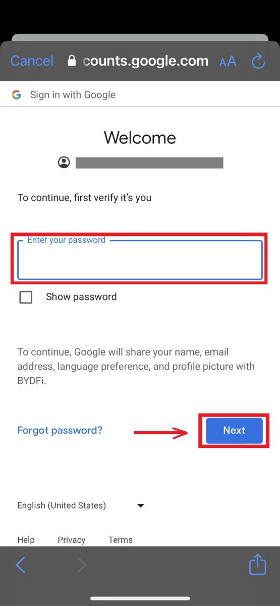 How to Login and Verify Account in BYDFi