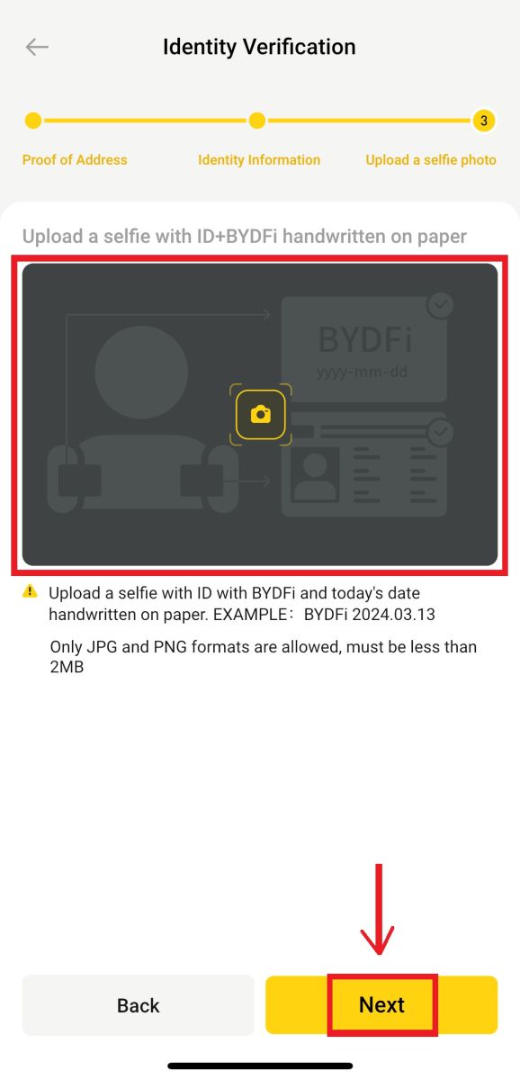 How to Login and Verify Account in BYDFi