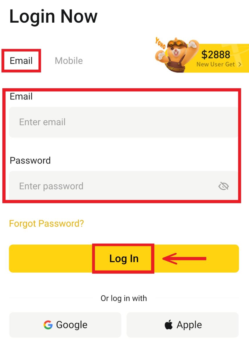 How to Login to BYDFi