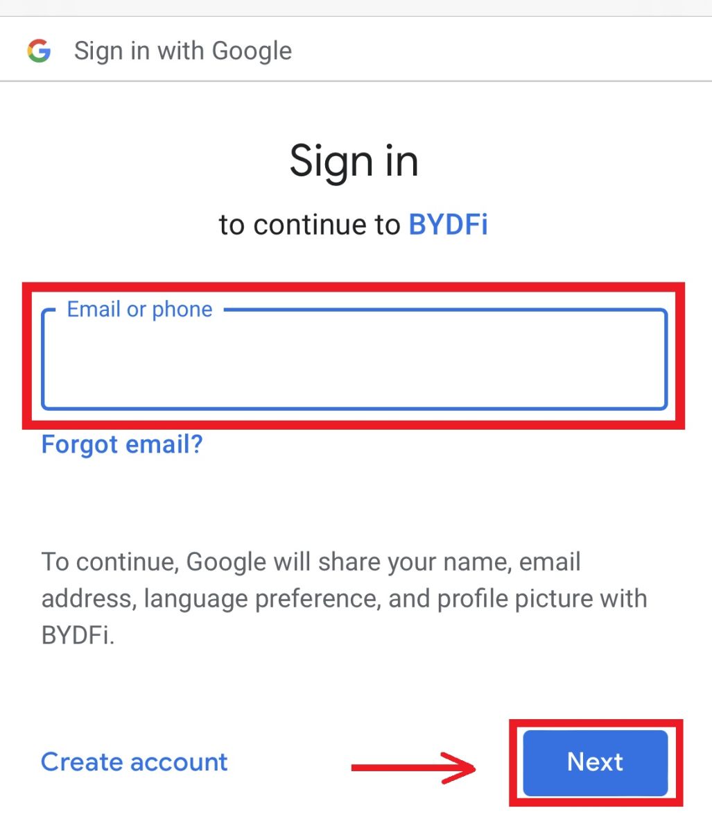 How to Register and Login Account on BYDFi