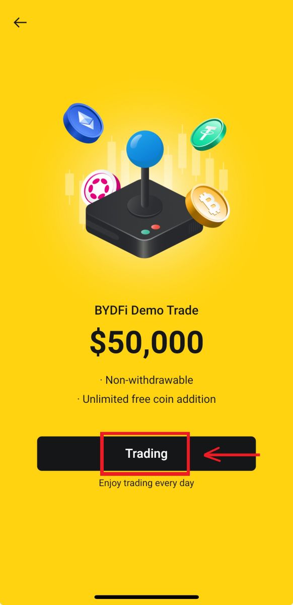 How to Register and start Trading with a Demo Account in BYDFi