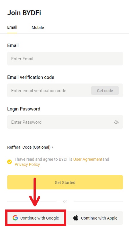 How to Register and Trade Crypto at BYDFi