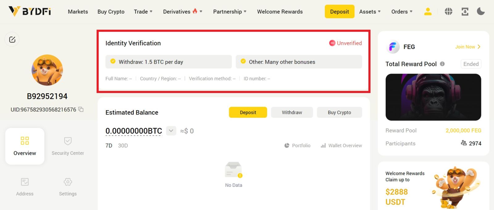 How to Register and Verify Account on BYDFi