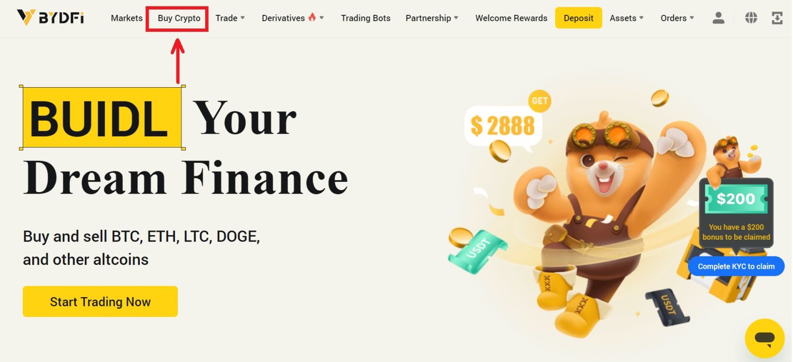 How to Register and Withdraw on BYDFi