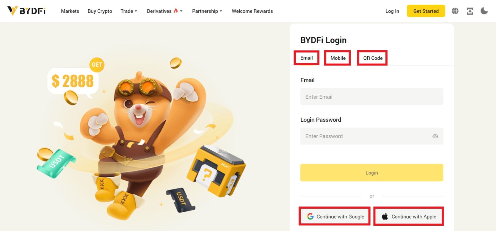 How to Set or Change or Disable Google Authentication (2FA) Verification in BYDFi