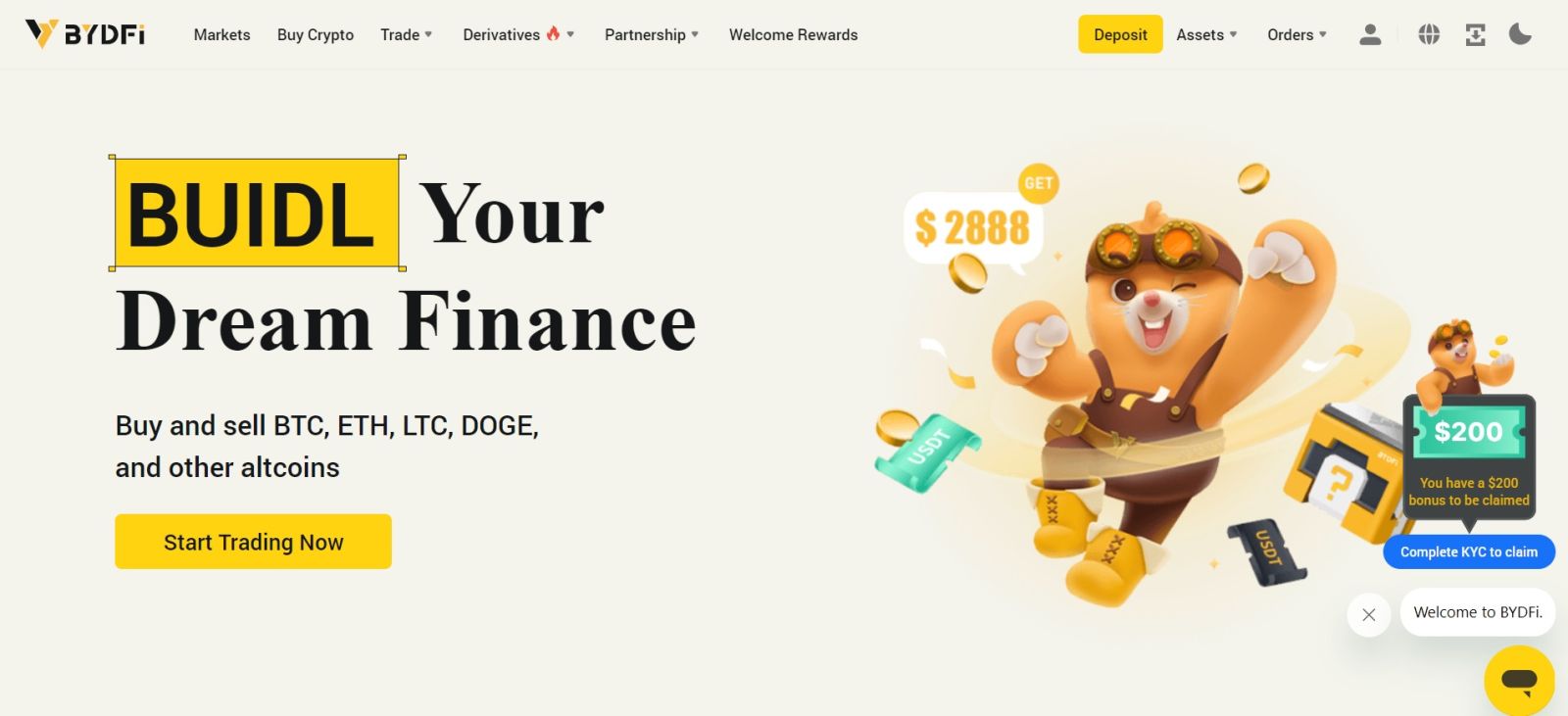 How to Sign in and Withdraw from BYDFi