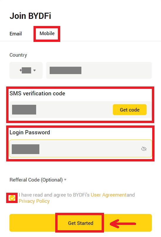 How to Sign Up and Login to a BYDFi account