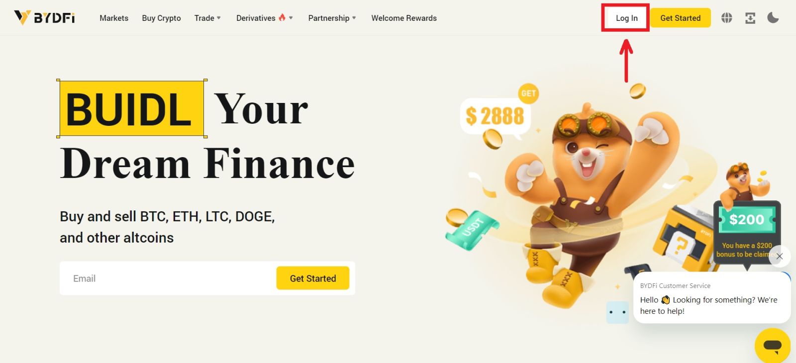How to Sign Up and Login to a BYDFi account