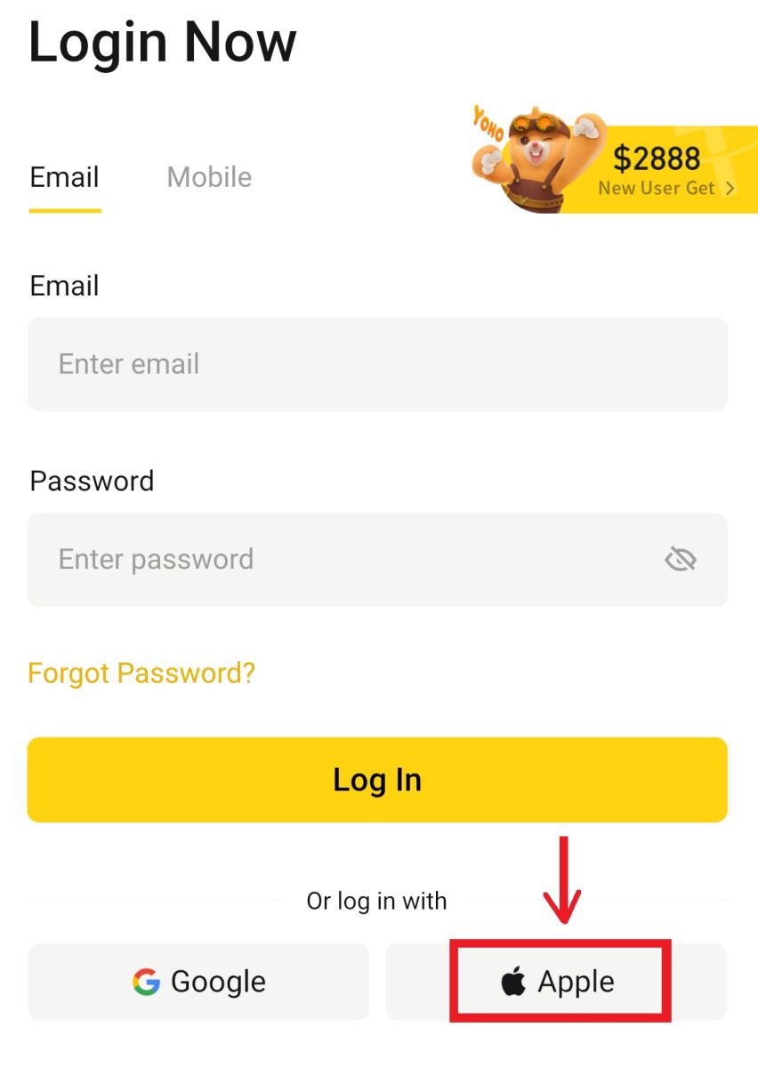 How to Sign Up and Login to a BYDFi account